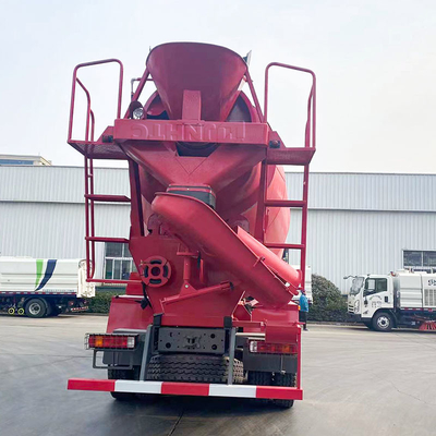 10 camion de mélange concret 6x4 des roues SINOTRUK HOWO rouge