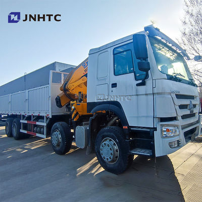 Nouveau camion de fret SINOTRUK HOWO 8X4 400HP avec 10 12 tonnes de grue