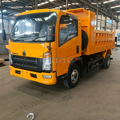 SINOTRUK HOWO 3-5 TONNES YN4102QBZL 116CV Euro2 Camion Benne Léger à Conduite à Droite